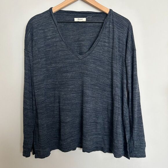 Madewell Navy Top - Picture 1 of 6